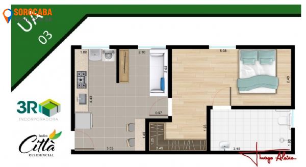 Casa em Cidade Jardim, Sorocaba - Casa Cidade Jardim/ Residencial Citta - Foto 3
